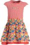 Orange Stars A-lijn jurk Manou met all over print roze Meisjes Stretchkatoen Ronde hals 104 - Thumbnail 1