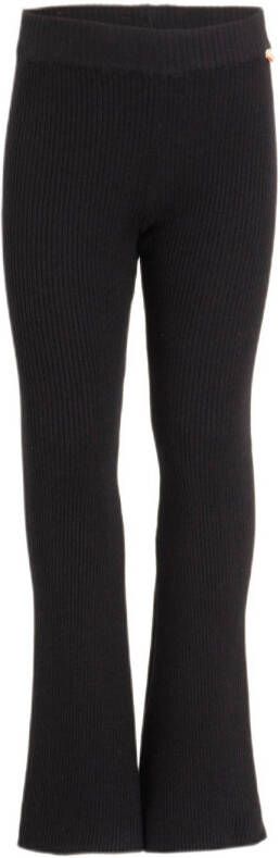 Orange Stars flared broek Nanou zwart Meisjes Viscose Effen 104 - Foto 3