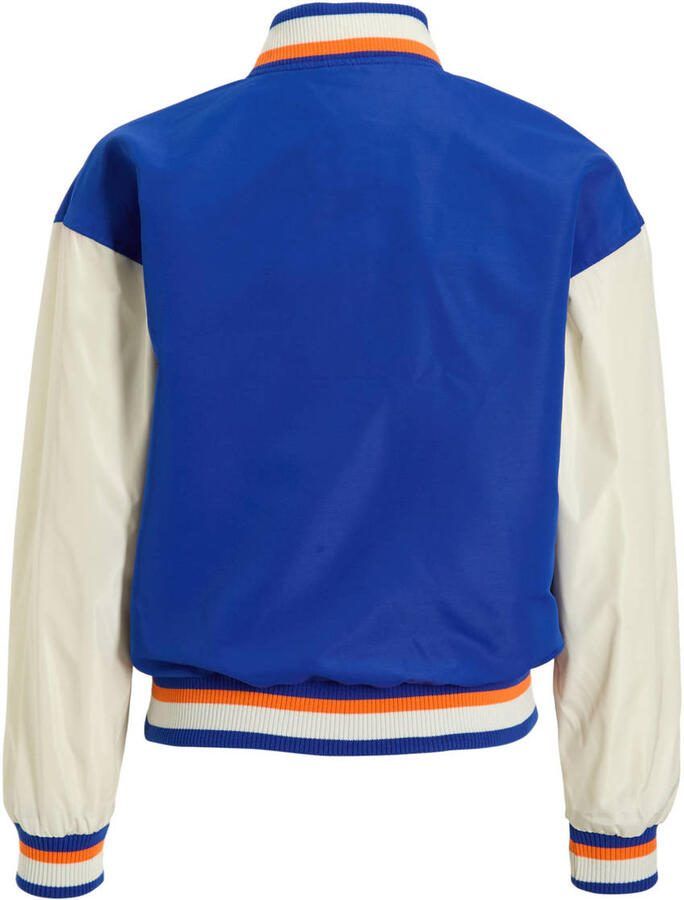 Orange Stars baseball jacket blauw