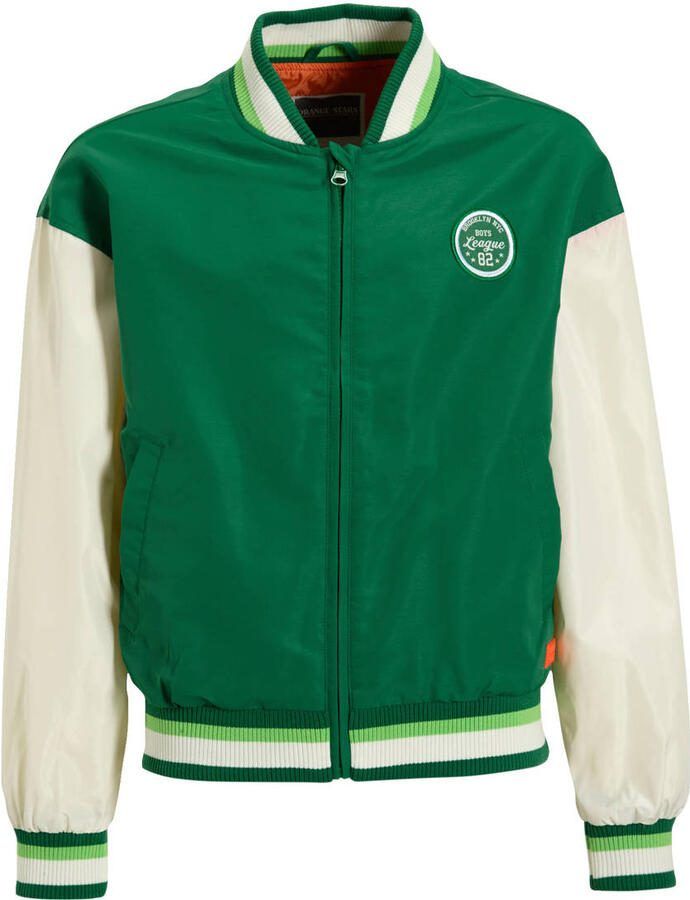 Orange Stars baseball jacket groen