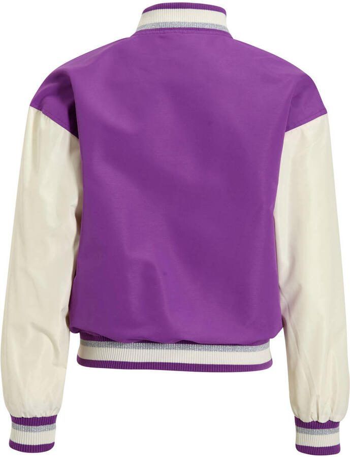 Orange Stars baseball jacket paars