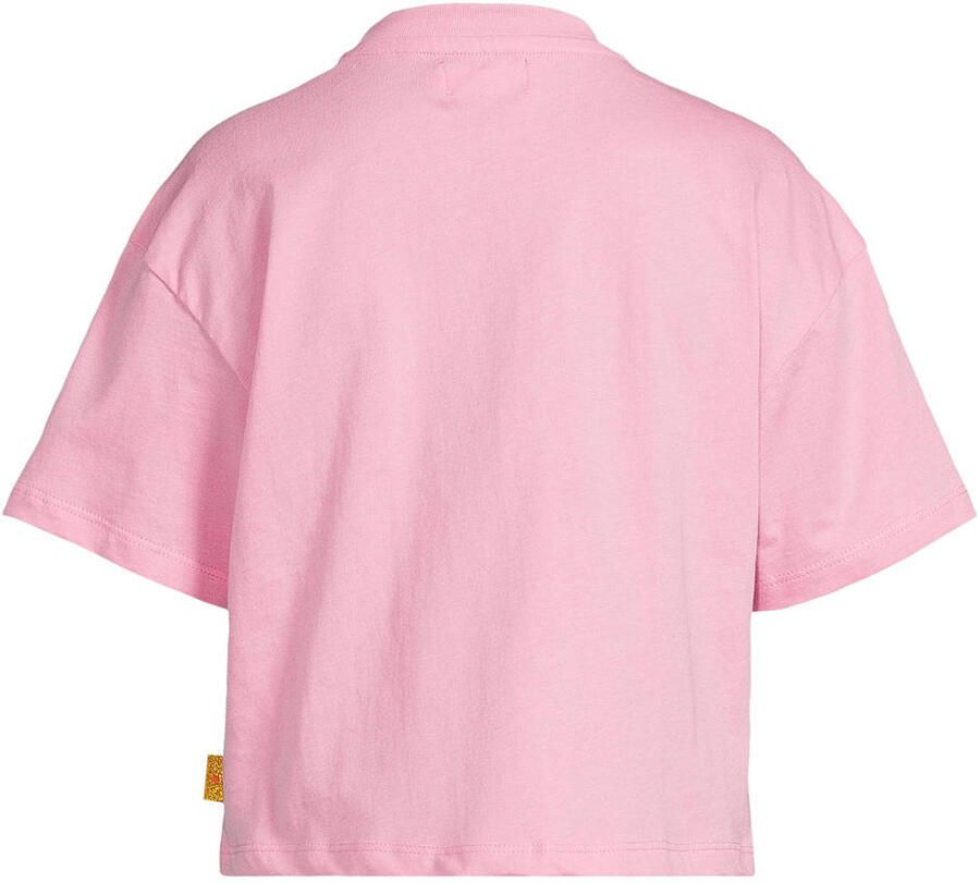 Orange Stars boxy fit T-shirt roze - Foto 2