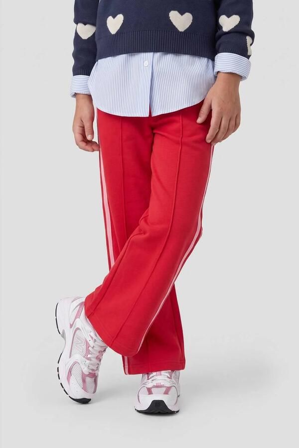 Orange Stars casual broek rood felroze Meisjes Katoen Meerkleurig