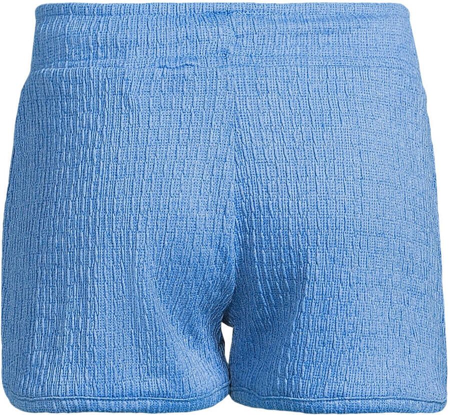 Orange Stars casual short blauw met textuur - Foto 2