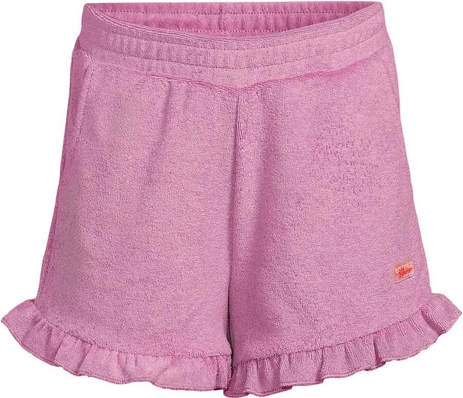 Orange Stars casual short paars