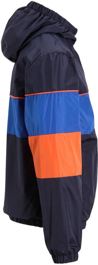 Orange Stars colourblock sporty jacket donkerblauw - Foto 2