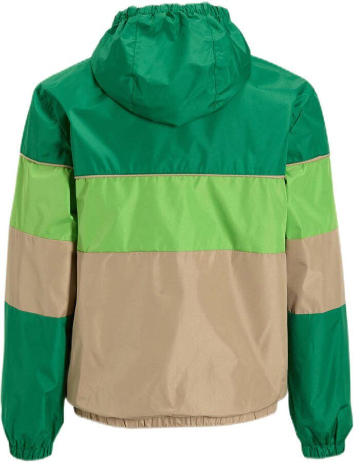 Orange Stars coulourblock sporty jacket groen - Foto 2