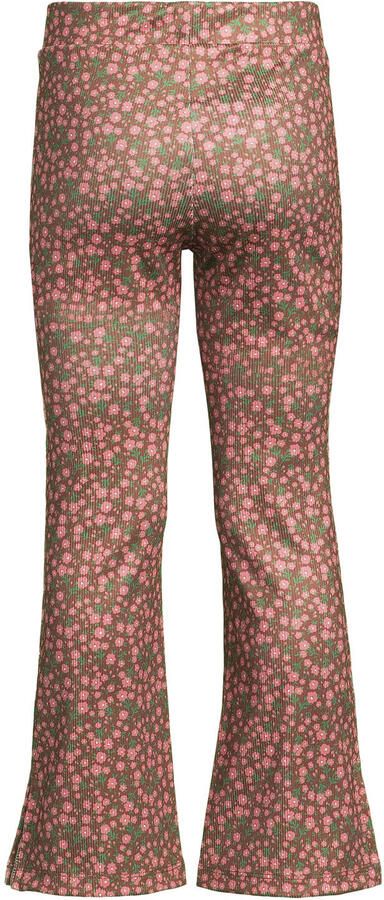 Orange Stars flared broek met print bruin Meisjes Polyester All over print - Foto 2