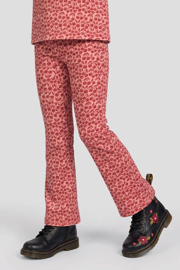Orange Stars flared broek met print Roze Meisjes Polyester All over print - Foto 2