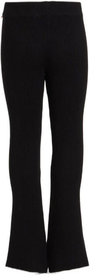 Orange Stars flared broek Nanou zwart Meisjes Viscose Effen 104