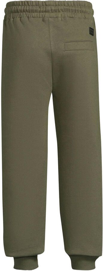 Orange Stars fleece joggingbroek met contrasterende bies Alec khaki