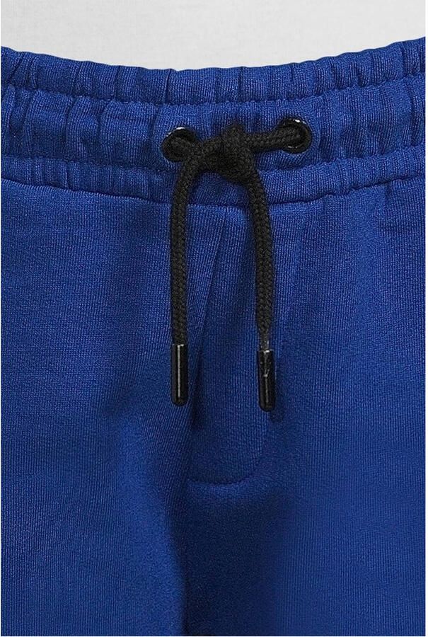 Orange Stars fleece joggingbroek met contrasterende bies blauw - Foto 2