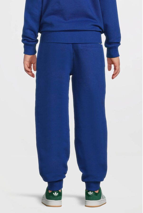 Orange Stars fleece joggingbroek met contrasterende bies blauw - Foto 4