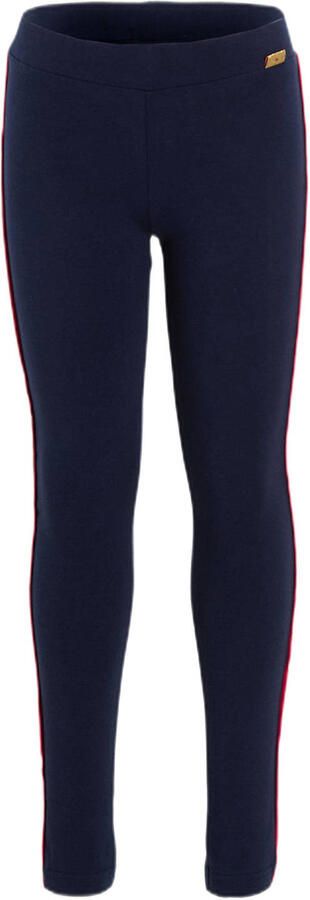 Orange Stars legging met contrasterende bies Noela donkerblauw