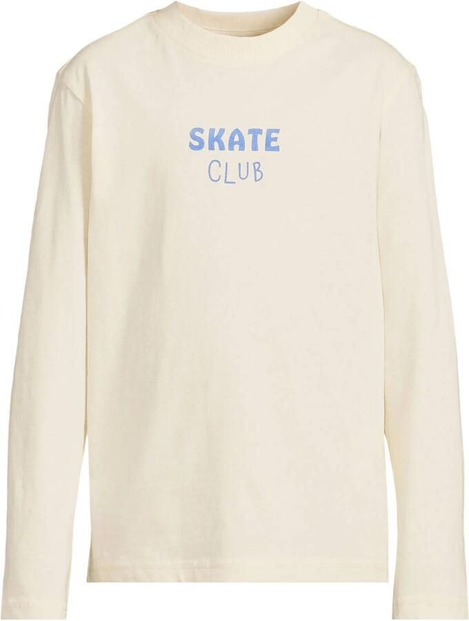 Orange Stars longsleeve met backprint en print ecru - Foto 2