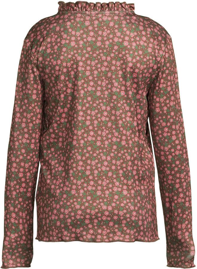 Orange Stars longsleeve met print