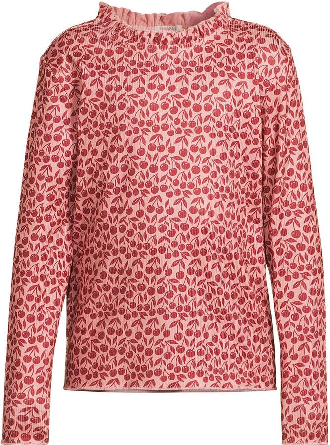 Orange Stars longsleeve met print roze - Foto 2