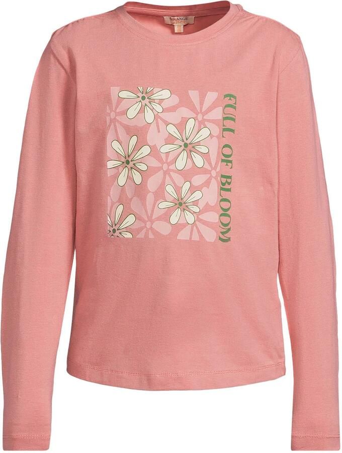 Orange Stars longsleeve met print roze - Foto 2
