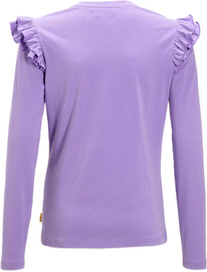 Orange Stars longsleeve met printopdruk paars