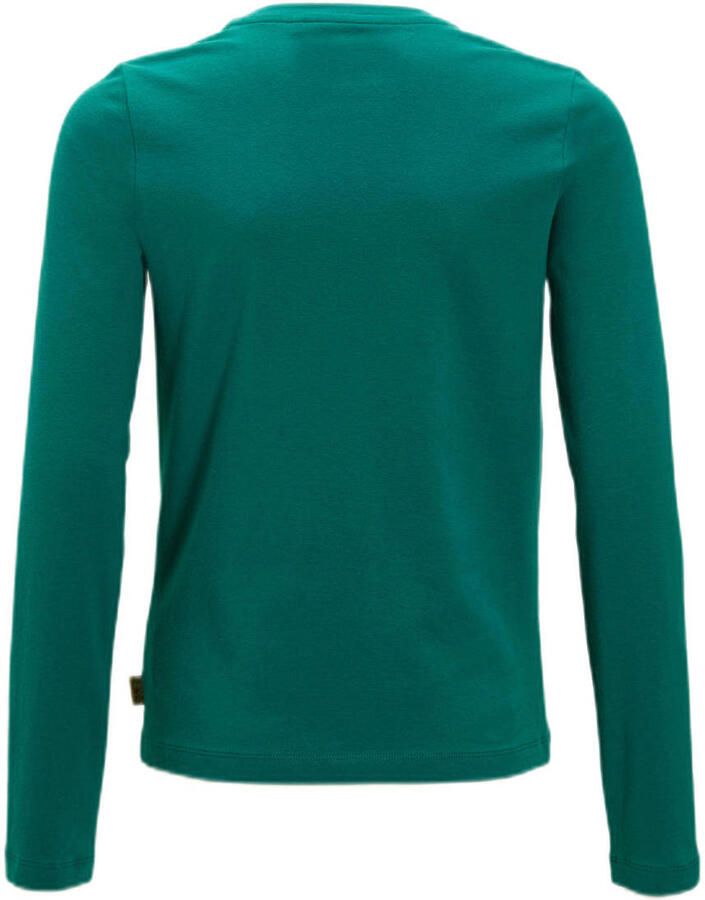 Orange Stars longsleeve met printopdruk petrol - Foto 2