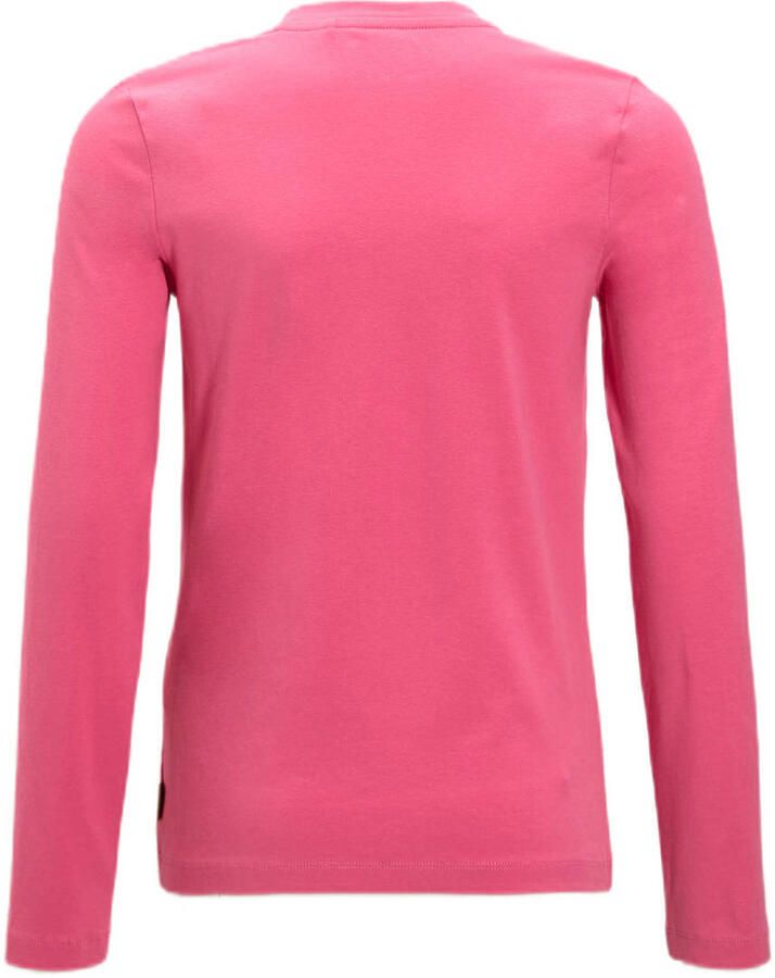 Orange Stars longsleeve met printopdruk roze