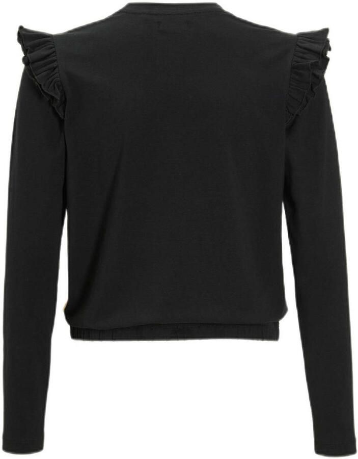 Orange Stars Longsleeve met printopdruk zwart - Foto 2