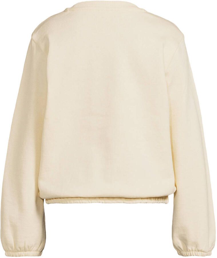 Orange Stars rechtvallende sweater met print ecru