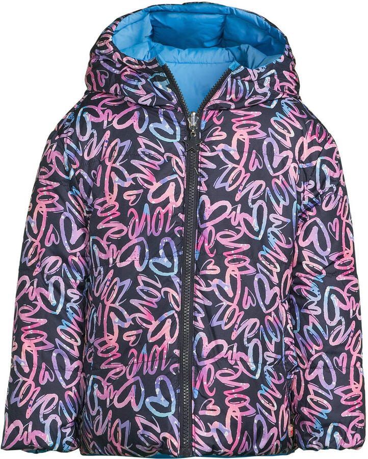 Orange Stars reversible colourblock jas Isa all-over print - Foto 2