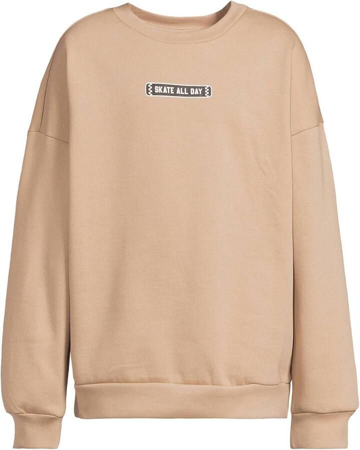 Orange Stars sweater met backprint beige