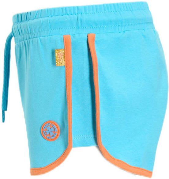 Orange Stars sweatshort blauw oranje Korte broek Meisjes Katoen Effen - Foto 2