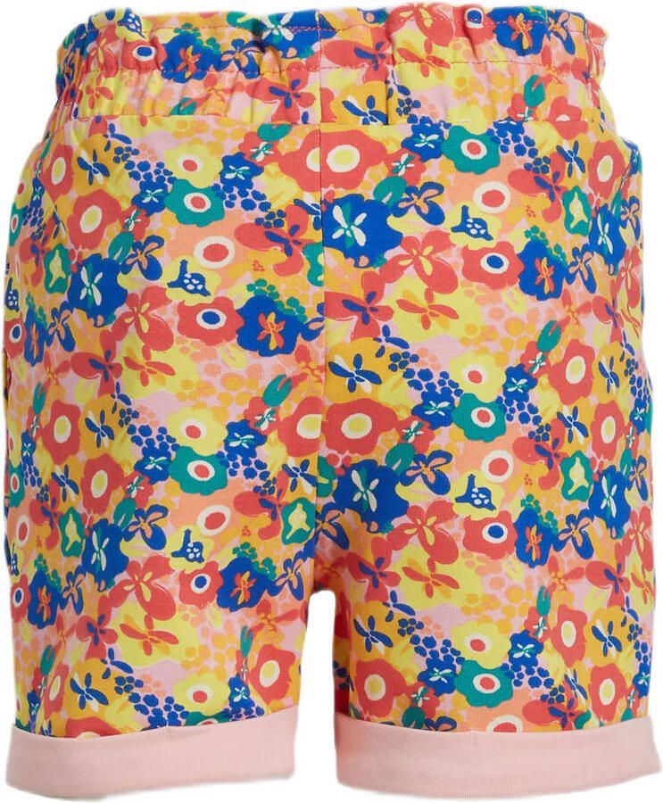 Orange Stars sweatshort Mona met all over print multi Korte broek All over print 140