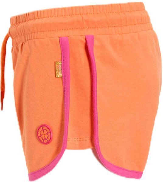 Orange Stars sweatshort oranje roze - Foto 2