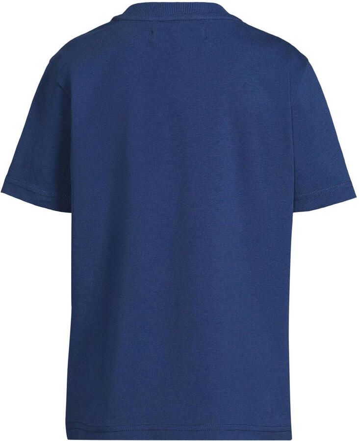 Orange Stars T-shirt donkerblauw