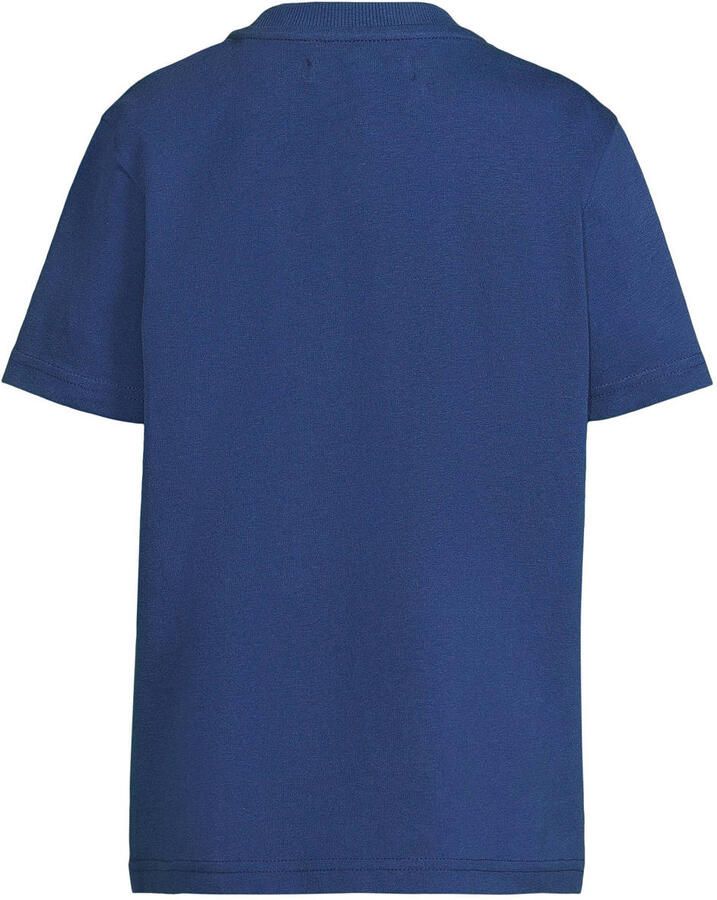 Orange Stars T-shirt donkerblauw