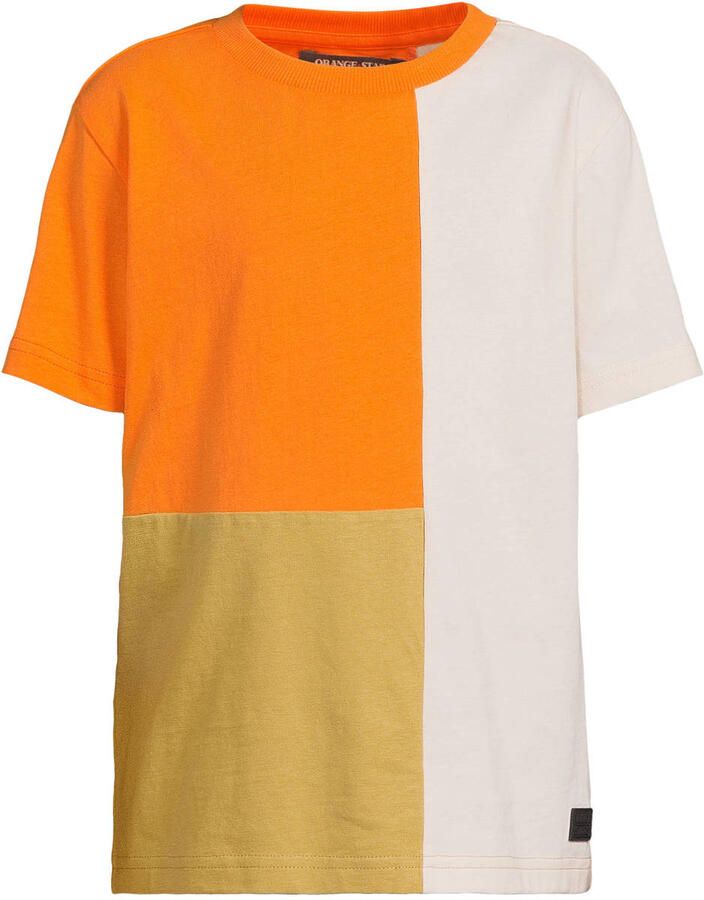 Orange Stars T-shirt ecru