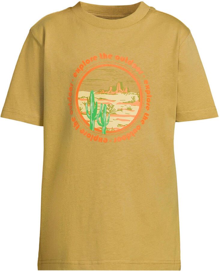 Orange Stars T-shirt kaki