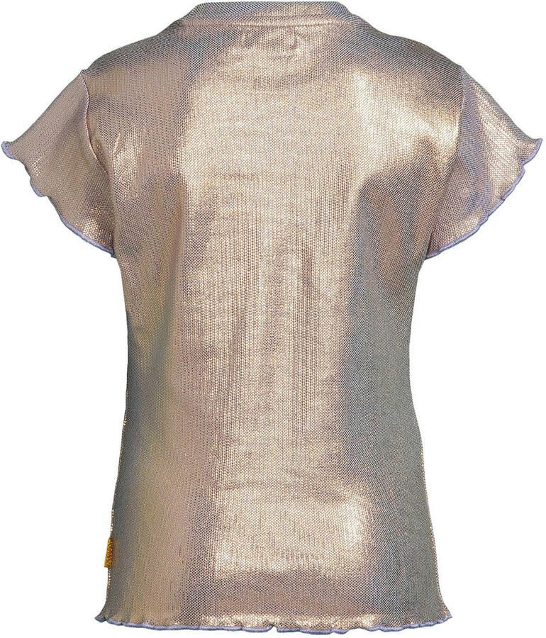 Orange Stars T-shirt lila