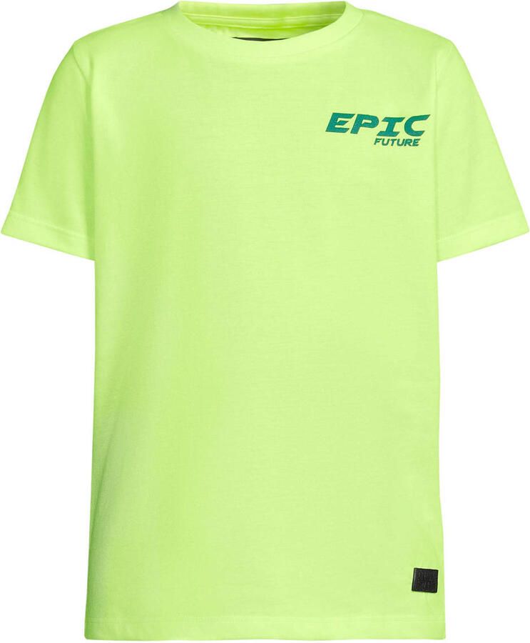 Orange Stars T-shirt neon geel groen (set van 2) - Foto 2