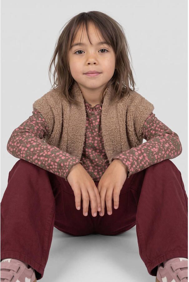 Orange Stars teddy gilet zand Beige Effen - Foto 2