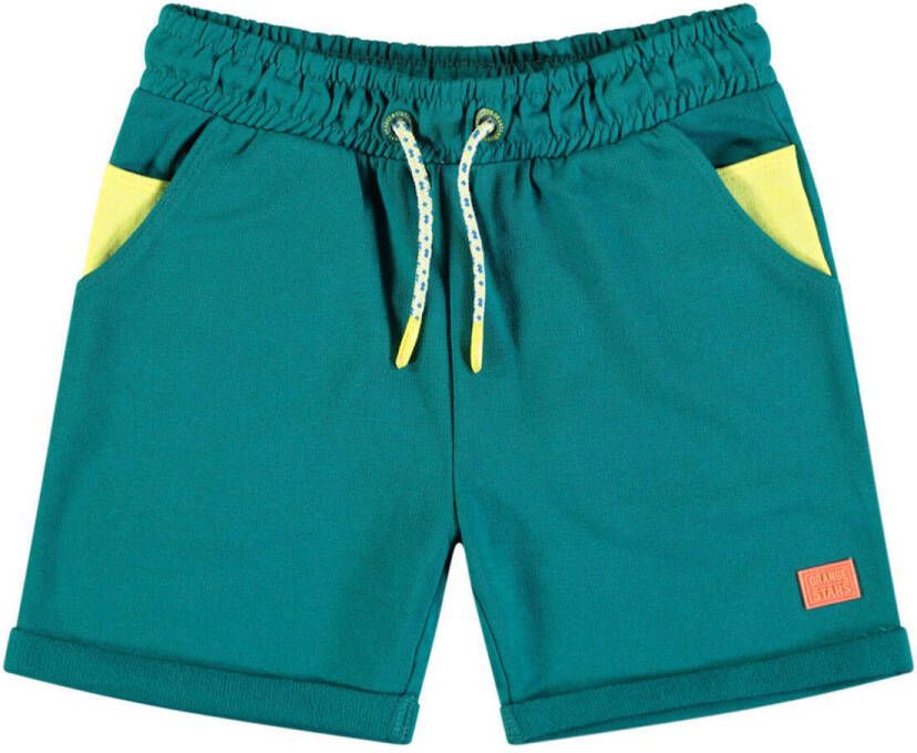 Orange Stars regular fit short blauw Korte broek Jongens Katoen Effen 152
