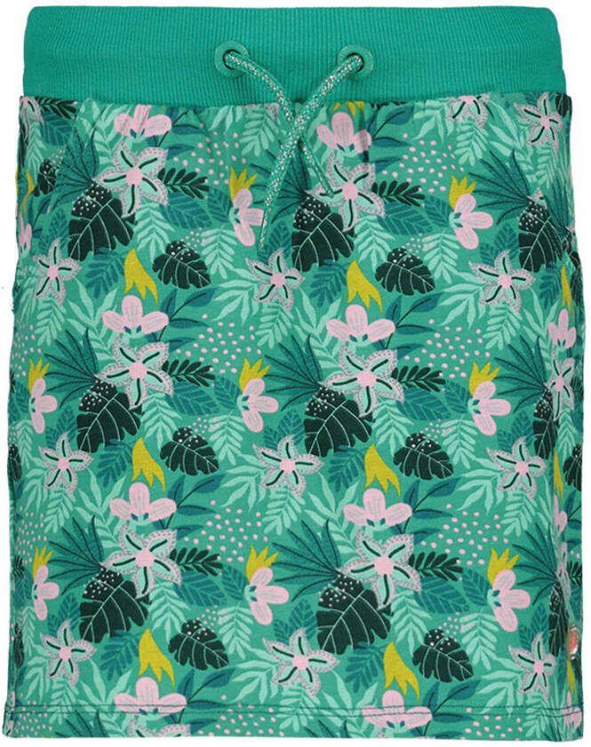 Orange Stars rok met all over print groen Meisjes Stretchkatoen All over print 104