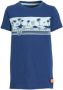 Orange Stars T-shirt Mauk met printopdruk blauw Jongens Katoen Ronde hals 104 - Thumbnail 1