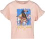 Orange Stars T-shirt met printopdruk roze Meisjes Stretchkatoen Ronde hals 104-110 - Thumbnail 1
