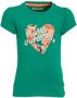 Orange Stars T-shirt Mieke met printopdruk groen Meisjes Stretchkatoen Ronde hals 104 - Thumbnail 1