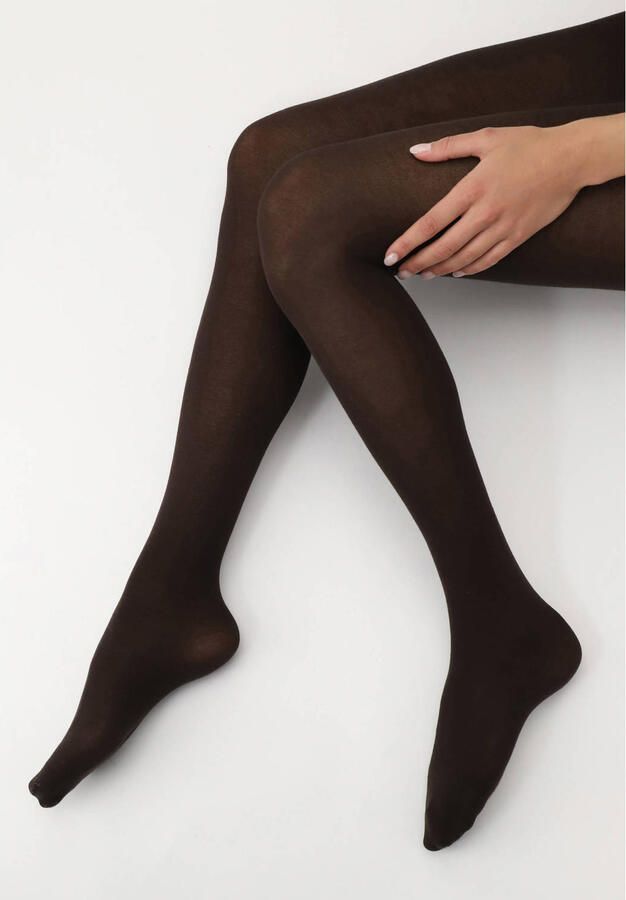 Oroblu cashmere maillot donkerbruin - Foto 2
