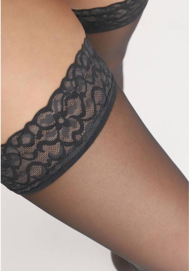 Oroblu hold up kousen Bas Chic 15 denier zwart - Foto 2