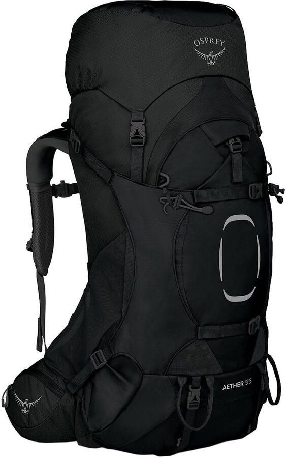 Osprey backpack Aether 55L S M zwart