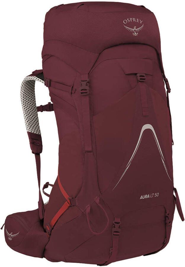 Osprey backpack Aura AG LT 50L WXS S donkerrood