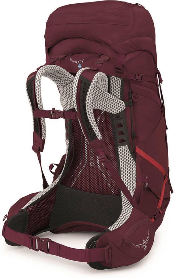 Osprey backpack Aura AG LT 50L WXS S donkerrood - Foto 2