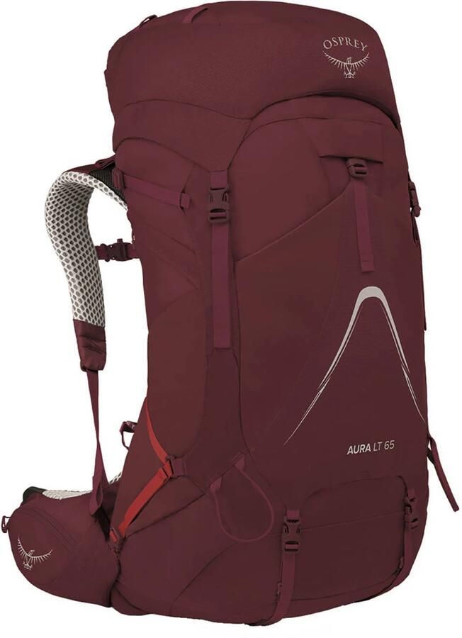 Osprey backpack Aura AG LT 65L WM L donkerrood